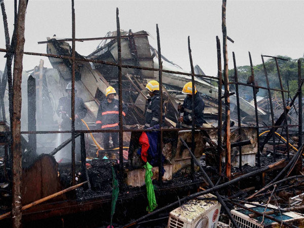 Mumbai: Fire breaks out at Film City Mumbai: Fire breaks out at Film City