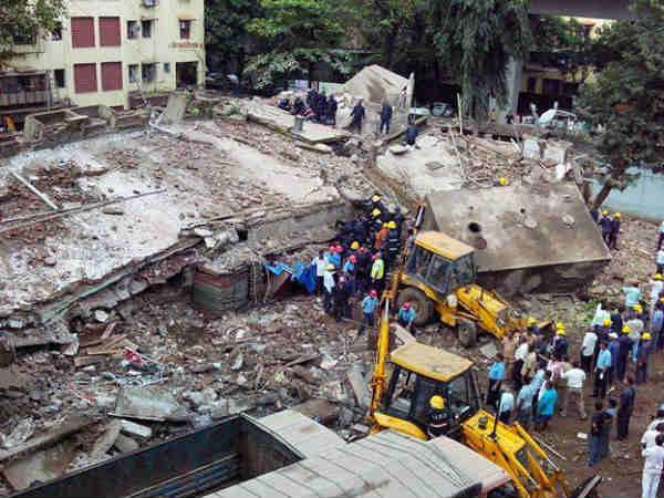 Five-storey building collapses in Mumbai, 13 killed