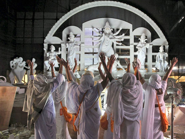 Kolkata's red light area holds 1st Puja