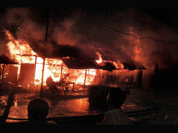 Fire in Bengal factory