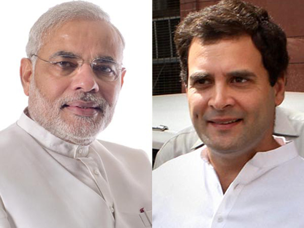 Rahul Gandhi and Narendra Modi