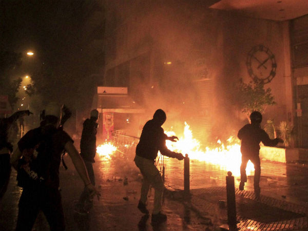 Strike against austerity in Greece