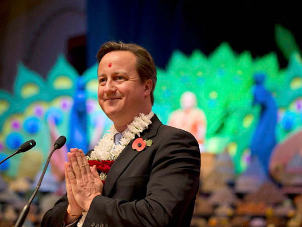Cameron honoured for his work for Sikhs