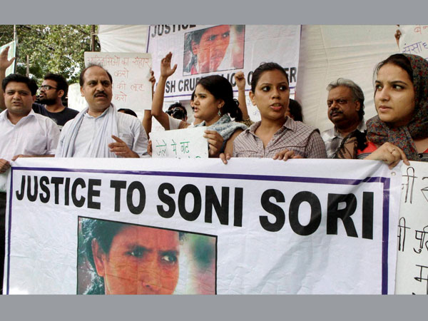 Soni Sori protest