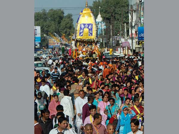 Jagannath Rath Yatra being taken out in Amritsar