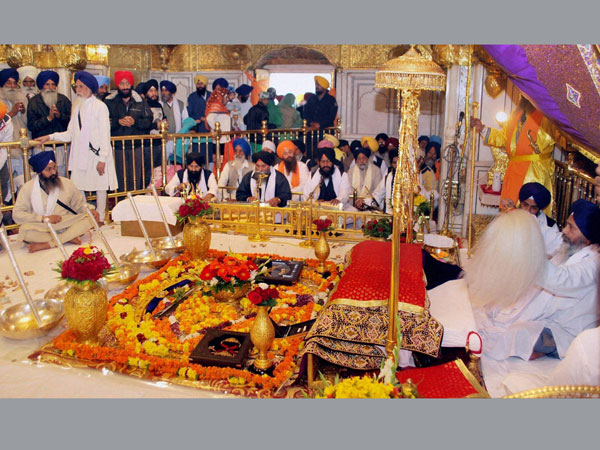 A view inside the Golden Temple