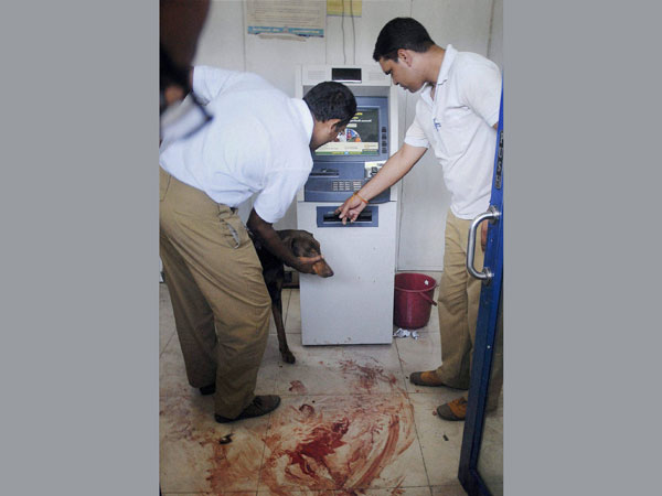 ATM assailant still at large