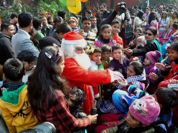 India in Christmas mood !