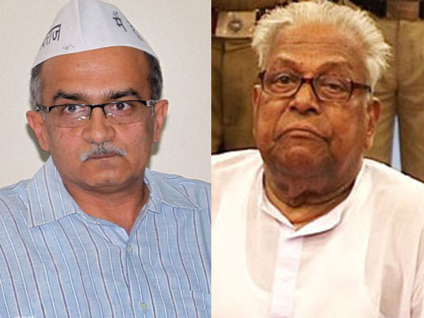 Prashant Bhushan meets Achuthananthan
