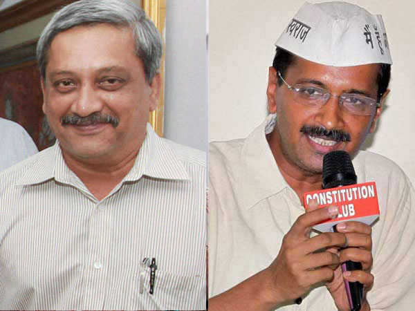 Parrikar praises fellow IITian Kejriwal