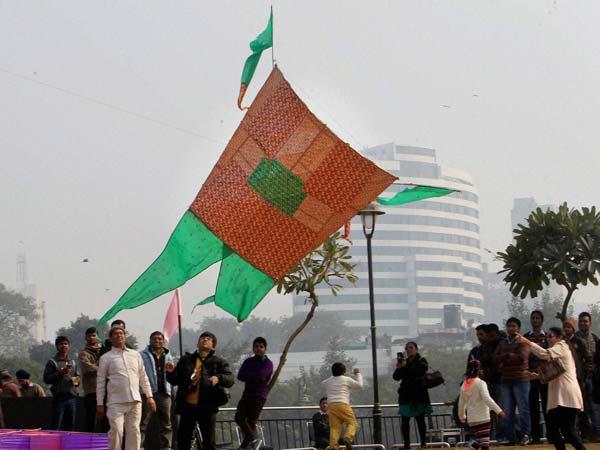 Kite-flying festival in various cities Kite-flying festival in various cities