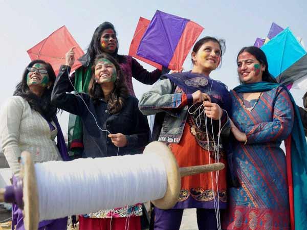 Kite-flying festival in various cities Kite-flying festival in various cities