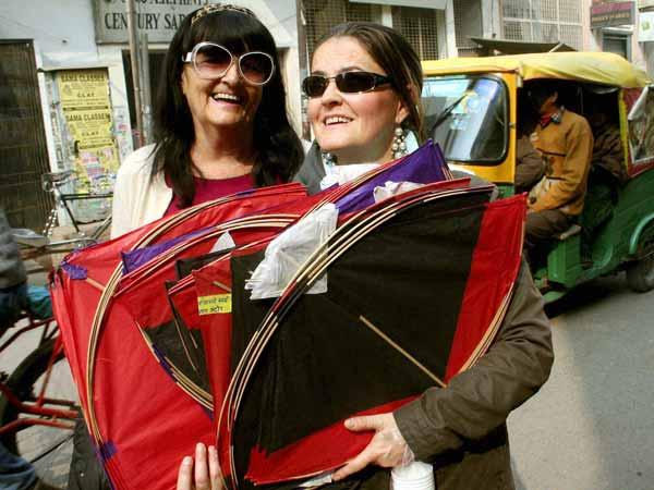 Kite-flying festival in various cities Kite-flying festival in various cities