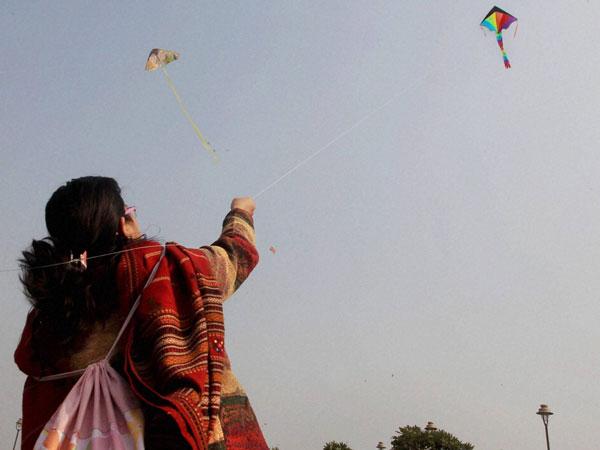 Kite-flying festival in various cities Kite-flying festival in various cities