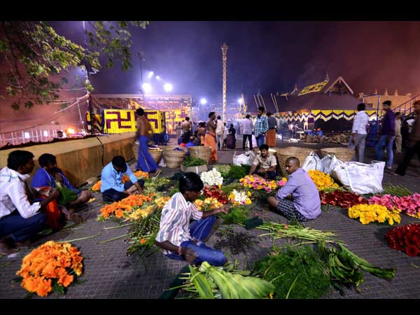 Sannidhanam and the surrounding areas of the temple