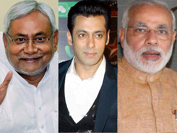 Nitish Kumar, Salman Khan, Narendra Modi