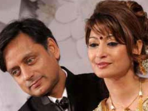 Sunanda Pushkar with Shashi Tharoor