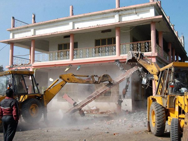 Asaram's ashram demolished