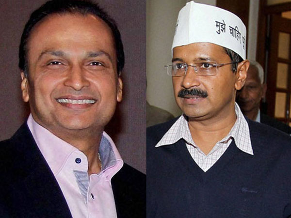 Kejriwal irks Anil Ambani