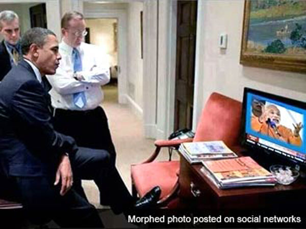 Barack Obama watching 