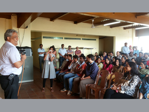 In pics: Ian Faria interacts with OneIndia