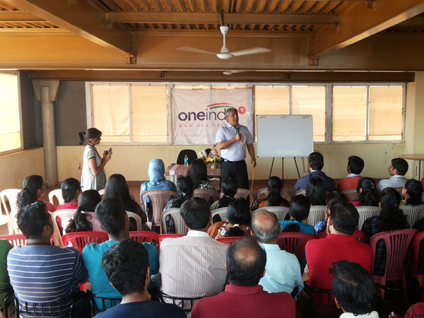 In pics: Ian Faria interacts with OneIndia