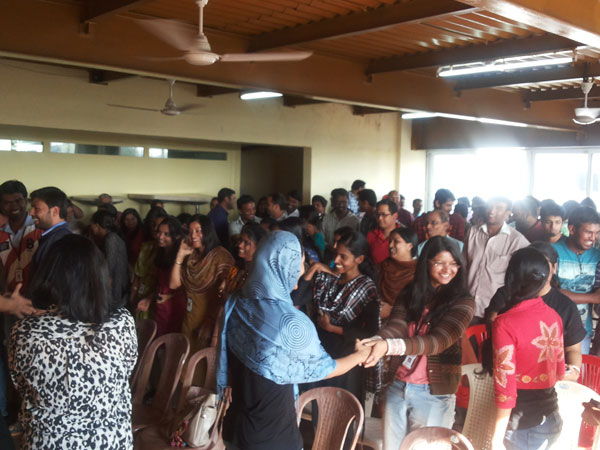 In pics: Ian Faria interacts with OneIndia