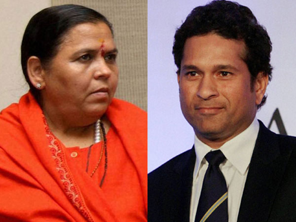 uma-bharati-sachin-tendulkar