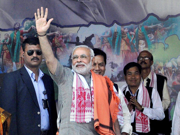 Narendra Modi's rally in Guwahati