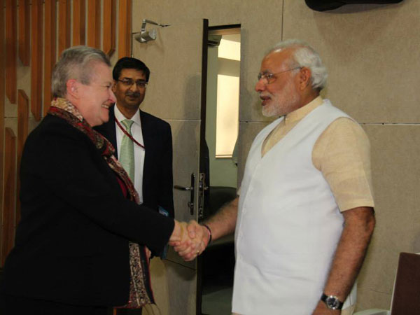 Modi meets Nancy
