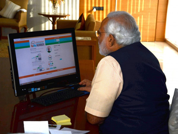 Narendra Modi launches NaMo number 