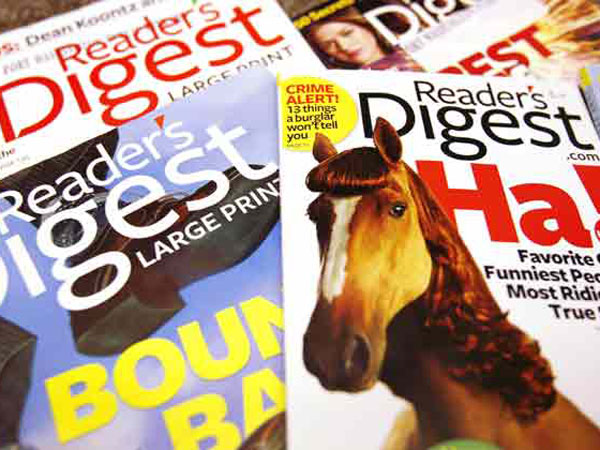 Reader's Digest sold for 1 Pound
