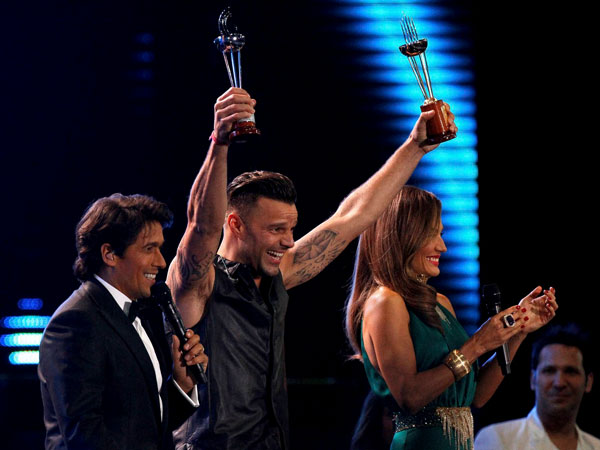 Latin American sensation Ricky Martin awarded