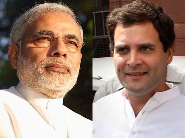 Narendra Modi and Rahul Gandhi
