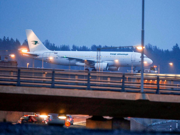 Bomb scare grounds plane