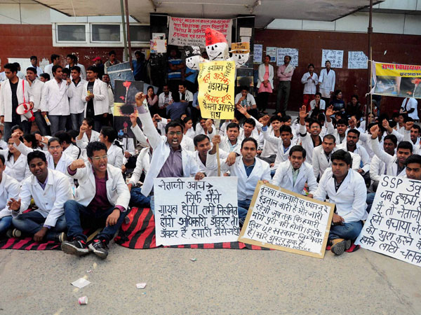 Doctors strike in Lucknow continues