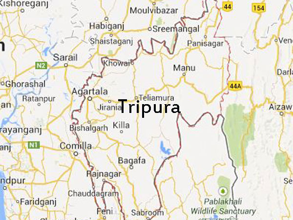 Tripura map