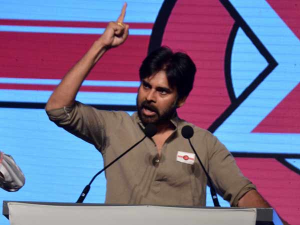 Pawan Kalyan at the launching event