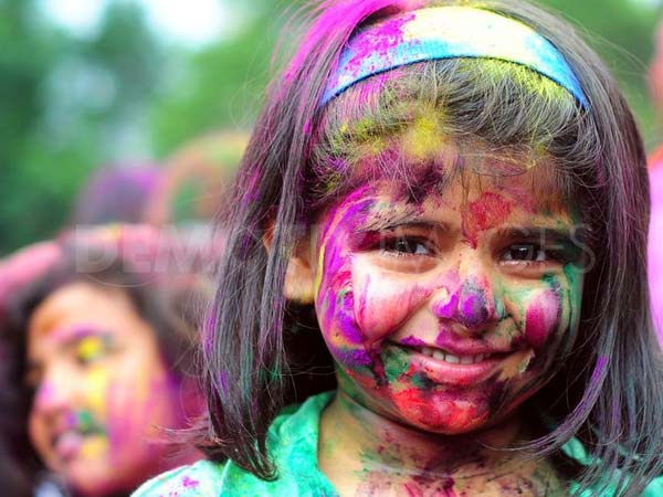 Holi celebration Holi celebration