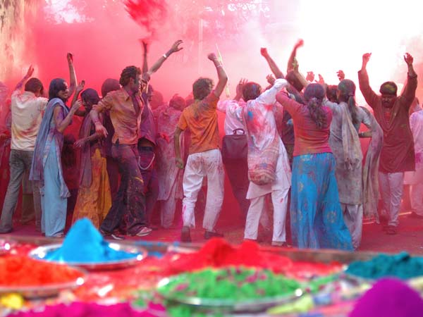 Holi celebration in India Holi celebration in India