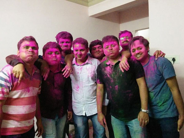 Holi celebration in India Holi celebration in India