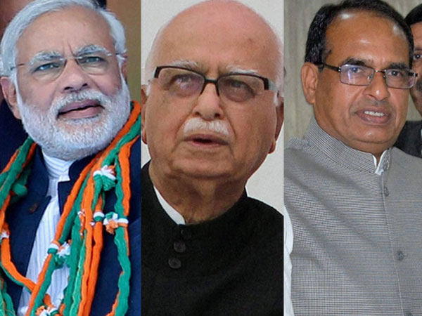 Poll: Both Modi, Chouhan bid for Advani