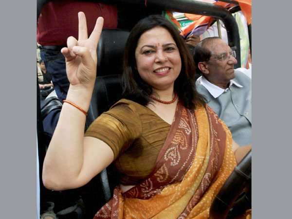 BJP's Meenakshi Lekhi after filing nomination