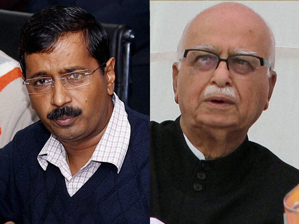 Kejriwal asks Advani to change his name Kejriwal asks Advani to change his name