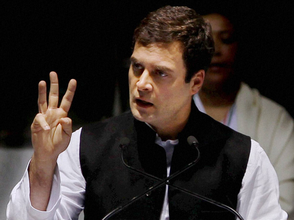 Rahul Gandhi hits out at BJP, TMC