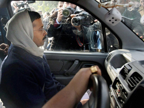 Kejriwal's car a lucky charm for AAP