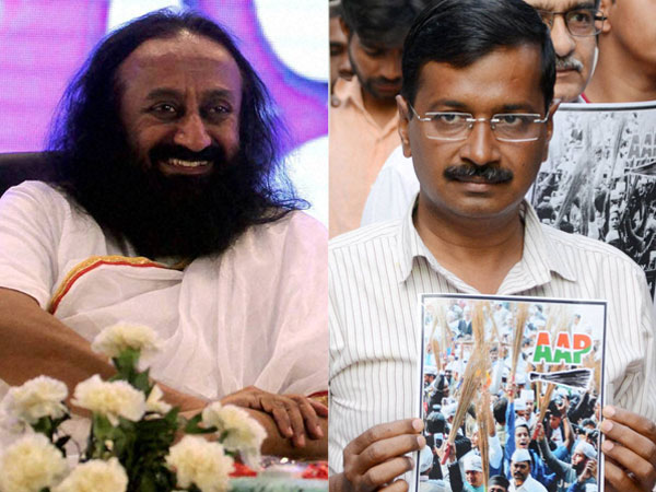 Arvind upset with Sri Sri Ravishankar