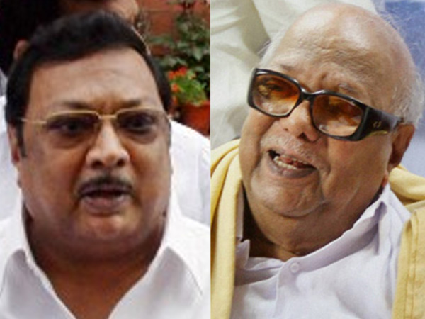 Alagiri and Karunanidhi