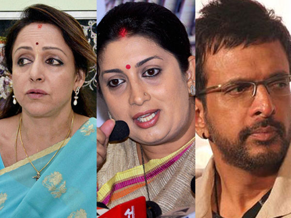 Hema Malini, Smriti Irani, Jaaved Jaaferi 
