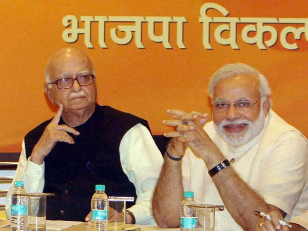 Modi with Advani